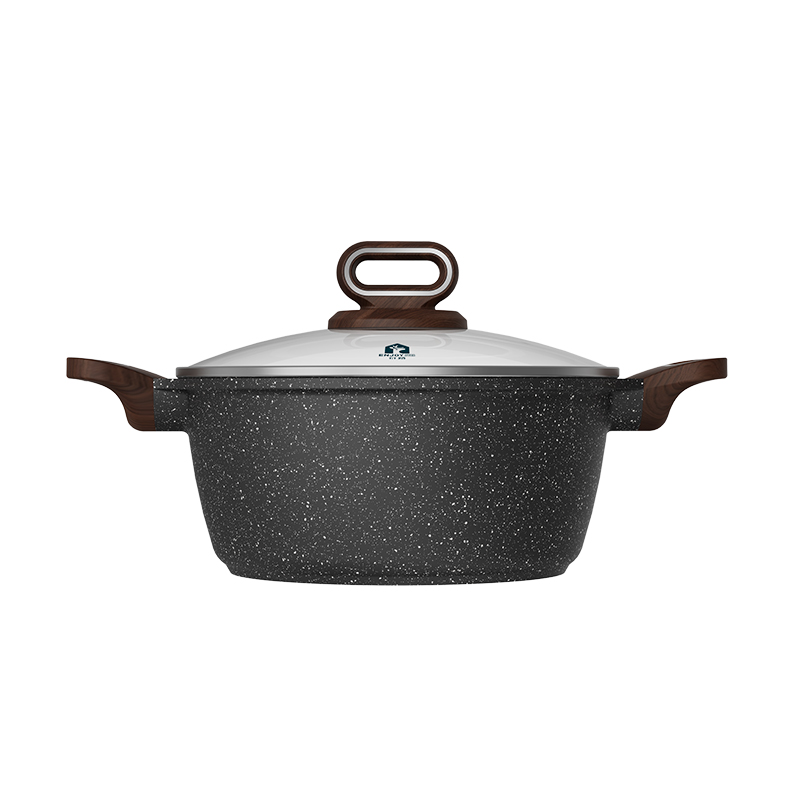 衍路麥飯石輕煙系列-湯鍋